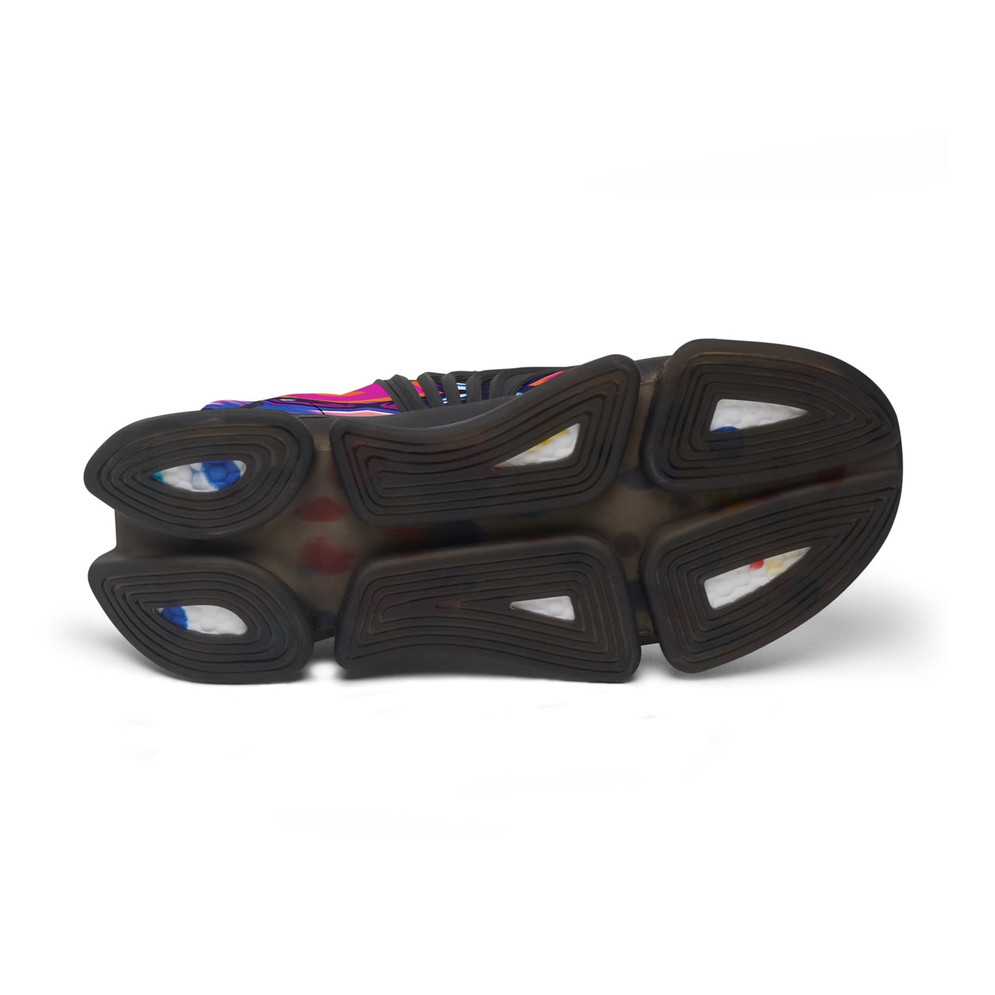 Women's Mesh Vibrant Abstract Neon Athletic Sneakers