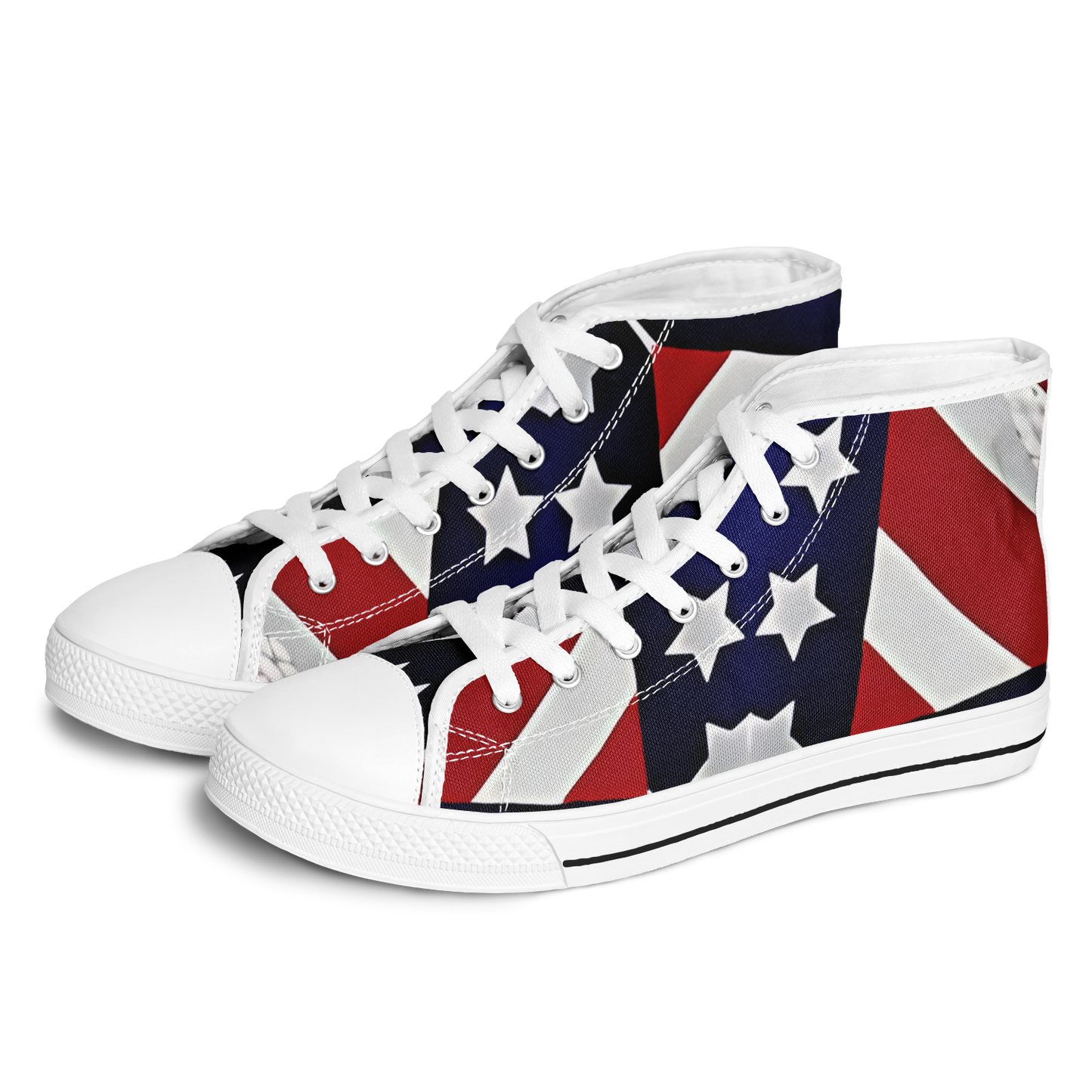 Men's Patriotic Star Flag Urban Peak High Top Shoes