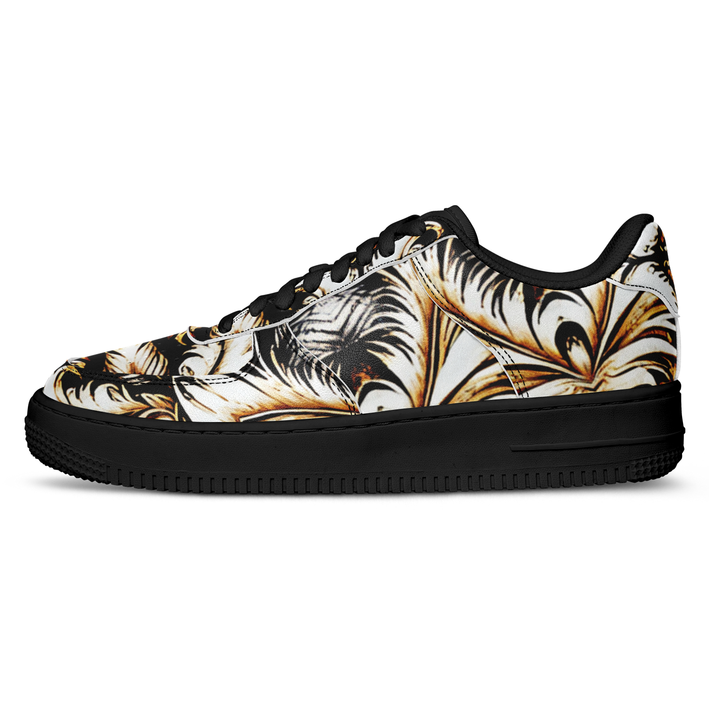 Men's Golden Baroque All-Over Print Core Low Shoes