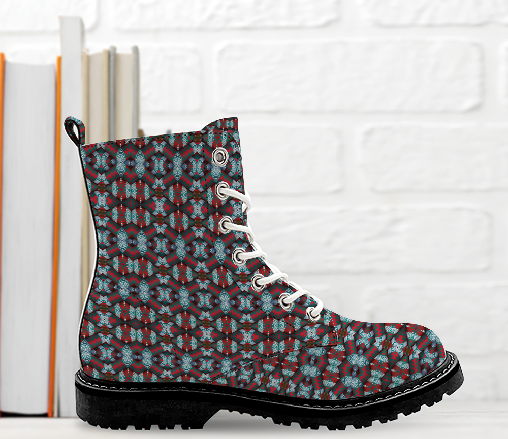 Women's Custom Round Toe Boots Fashion Unisex Shoes