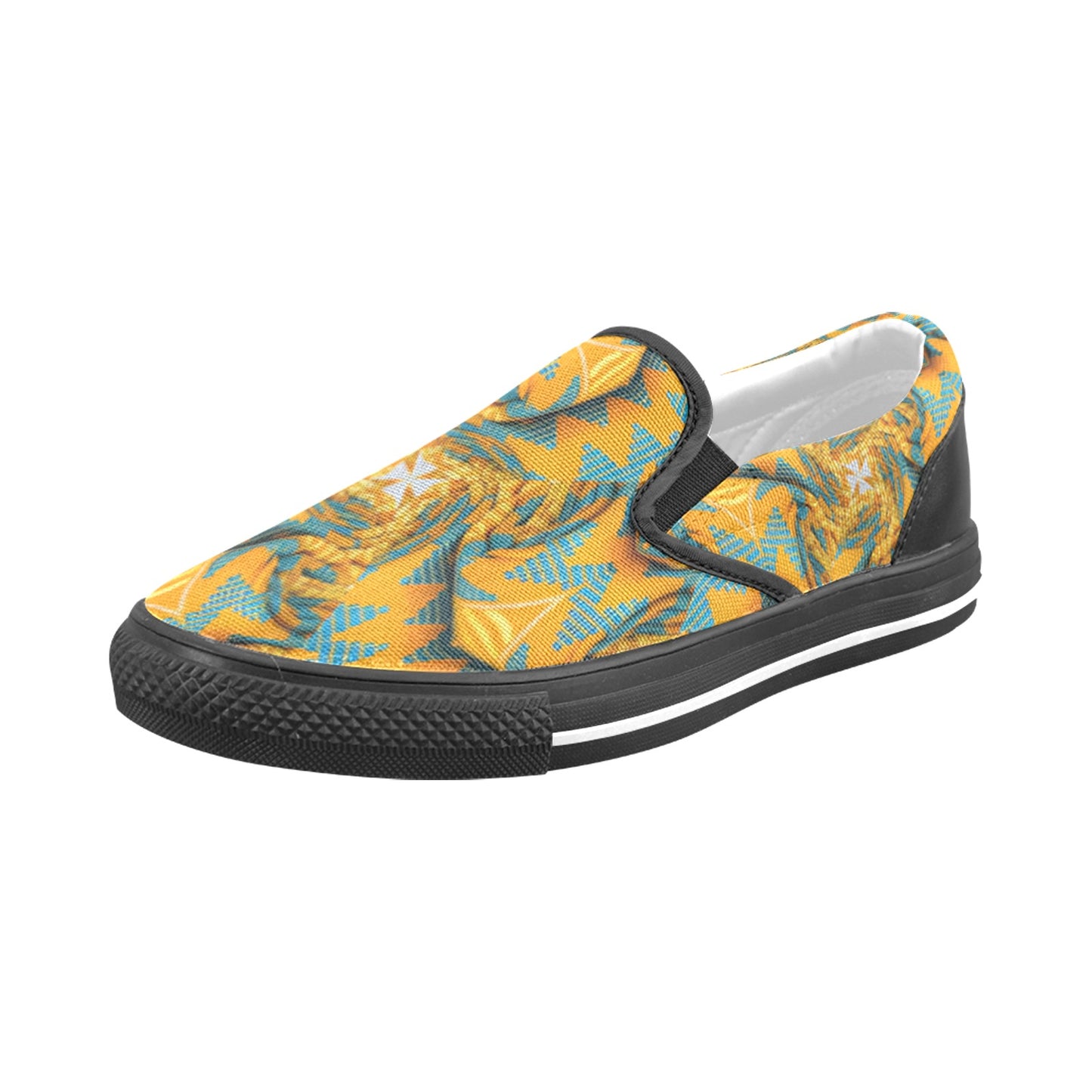 Women's Kaleidoscope Aztec Slip-on Canvas Shoes