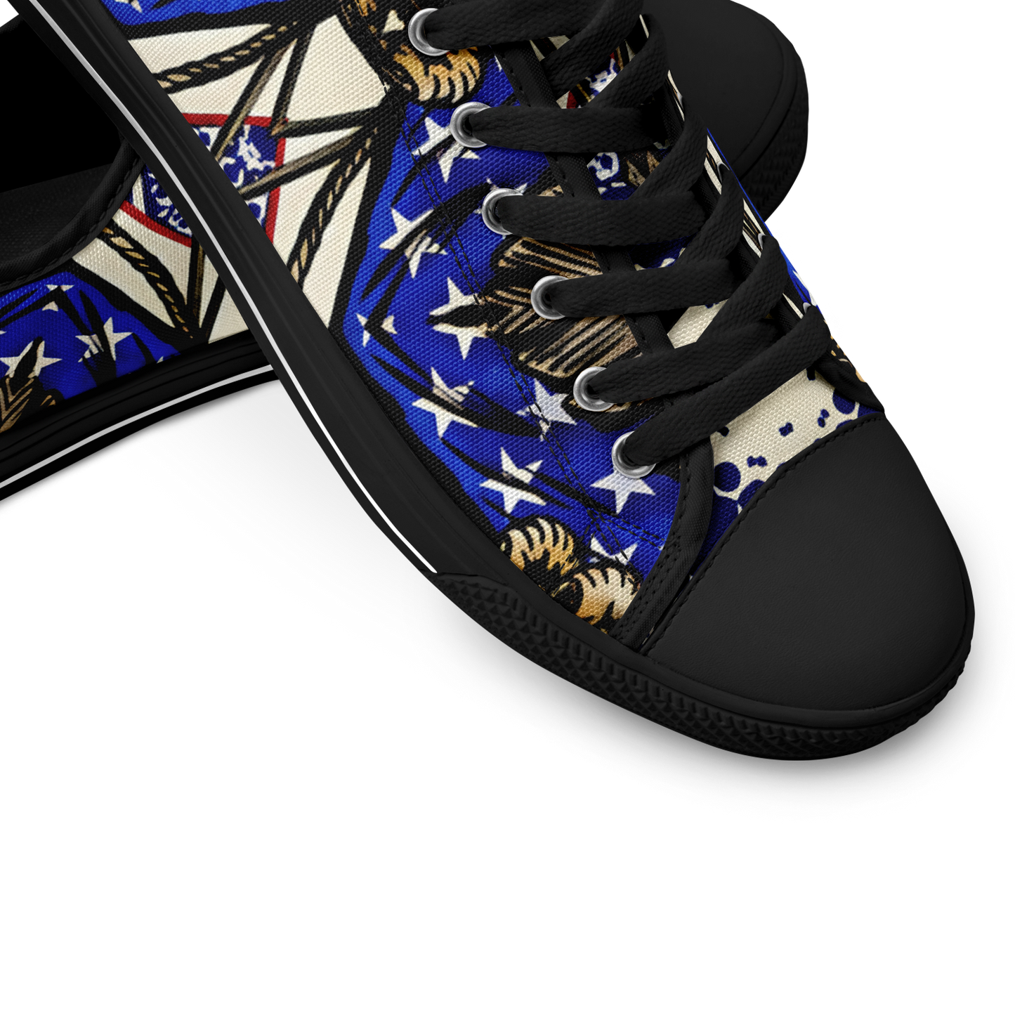 Men's Kaleidoscope Star Pattern All-Over Print Urban Peak Low Shoes
