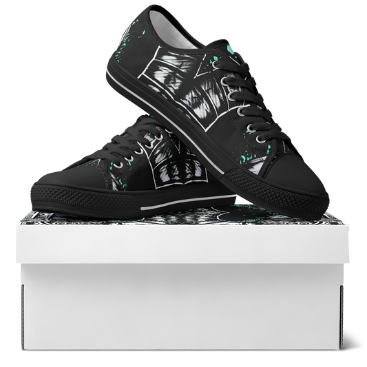 Men's Kaleidoscope Geometric Pattern Design All Over Print Urban Peak Low Shoes