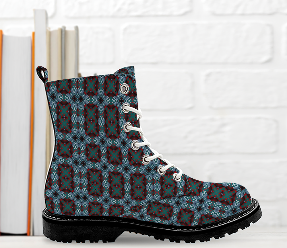 Women's Custom Round Toe Boots Fashion Unisex.