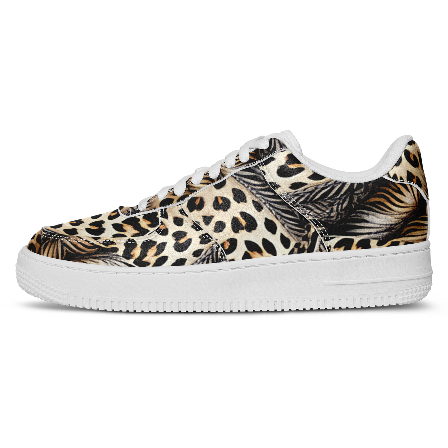Men's Kaleidoscope Leopard Pattern All-Over Print Core Low Shoes