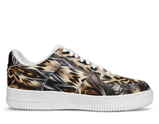 Women's Leopard Trendy Geometric Pattern All-Over Print Core Low Shoes