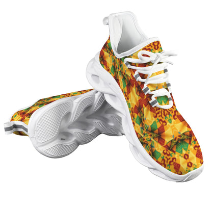 Men's Vibrant Autumn Kaleidoscope Pattern All Over Print Twisted Sole Sneakers