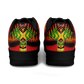 Men's Red Bold Tribal All-Over Print Core Low Shoes
