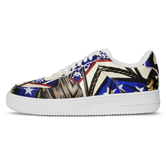 Men's Kaleidoscope Star Pattern All-Over Print Core Low Shoes