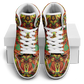 Men's Bold Tribal Kaleidoscope Motion High Top Shoes