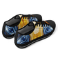 Men’s Bright Orange & Blue Abstract All Over Print Urban Peak Low Shoes