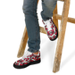 Men's Red Geometric Kaleidoscope Core Low Shoes