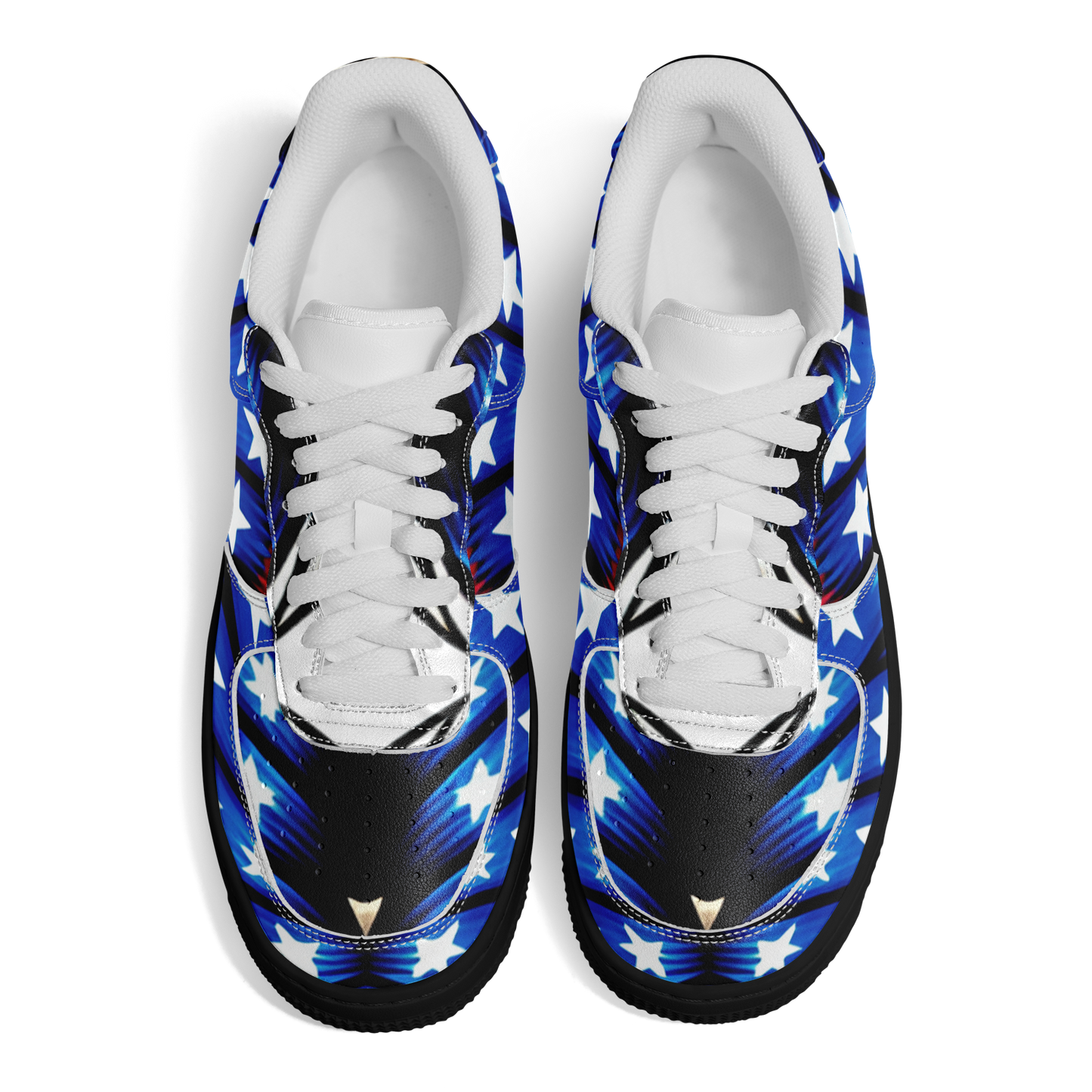 Men's American Flag Pattern All-Over Print Core Low Shoes