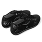 Men's Black & White Geometric All-Over Print Urban Peak Low Shoes