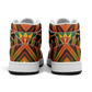 Men's Vibrant African Kente Geometric Pattern All-Over Print Motion High Top Shoes