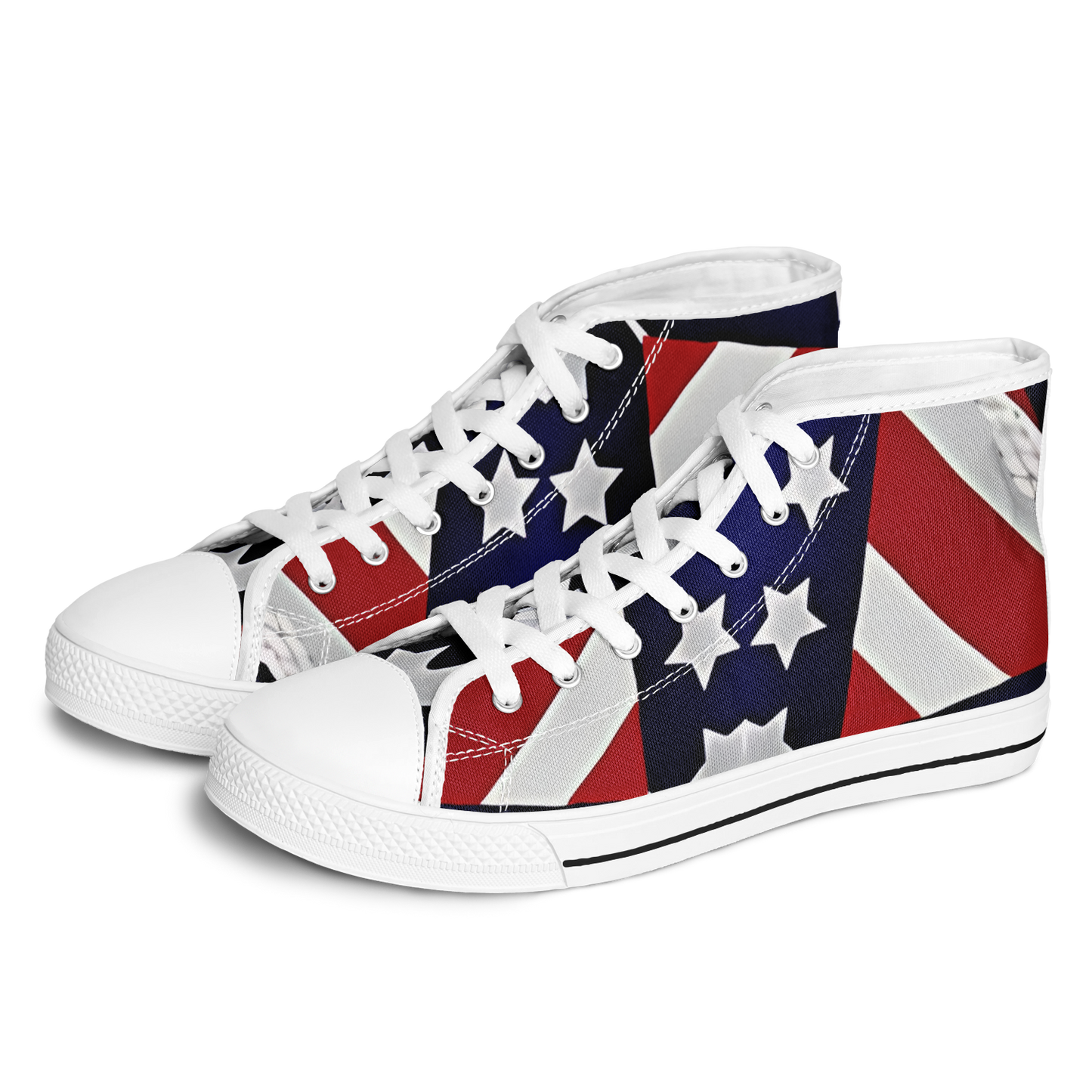 Women's Patriotic Star Flag Urban Peak High Top Shoes