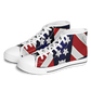 Women's Patriotic Star Flag Urban Peak High Top Shoes