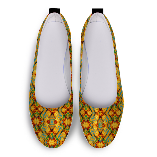 Women's Unisex Flat Leather Comfortable Round Toe Shoes