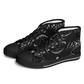 Women's Black & White Geometric All-Over Print Urban Peak High Top Shoes