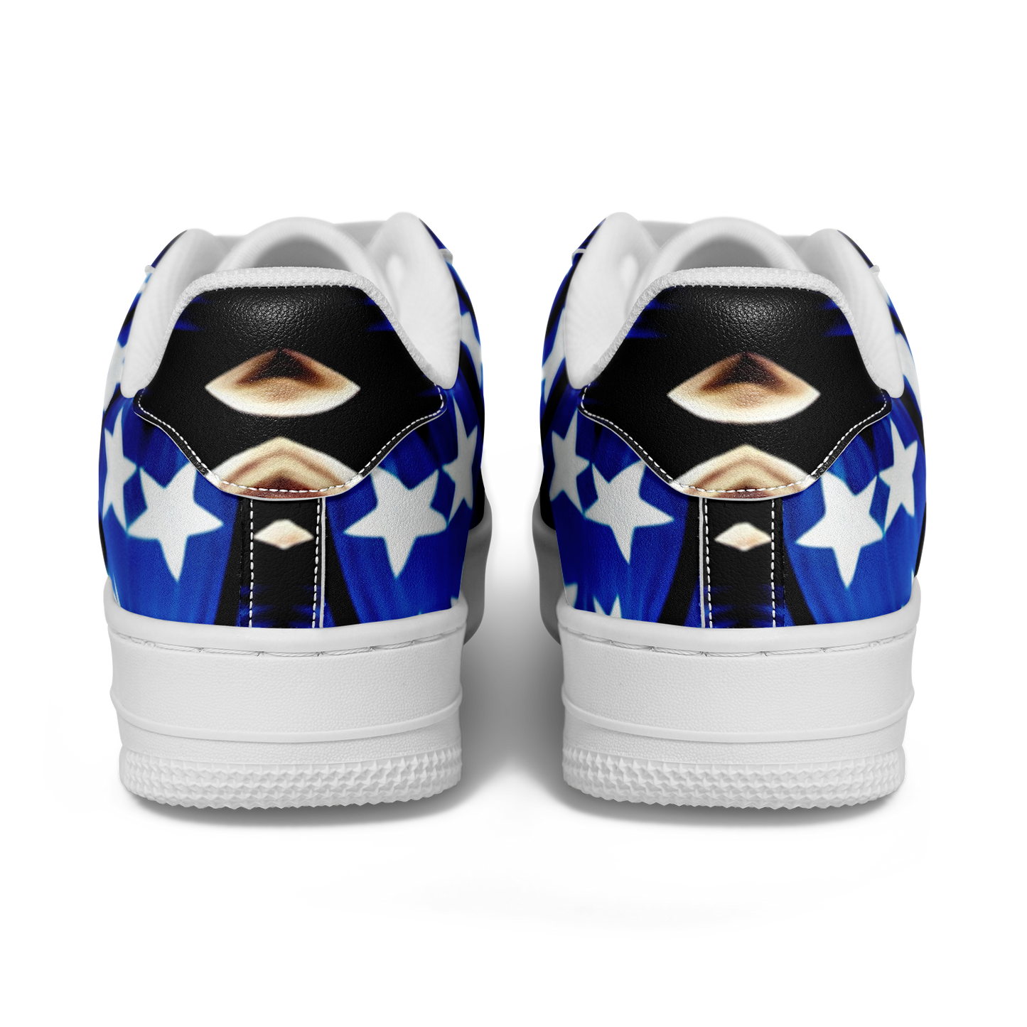 Men's American Flag Pattern All-Over Print Core Low Shoes