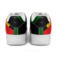 Men's Red Yellow Green and Black Stars Pattern All Over Print Urban Peak High Top Shoes