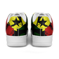 Men's Red Yellow Green and Black Stars Pattern All Over Print Urban Peak High Top Shoes