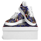 Women's Starburst Patriotic Colors Pattern All-Over-Print Core Low Shoes