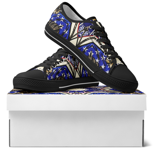 Men's Kaleidoscope Star Pattern All-Over Print Urban Peak Low Shoes
