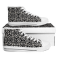 Women's Black Geometric Pattern Urban Peak High Top Shoes