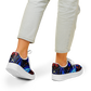 Women's Blue & Red Kaleidoscope Pattern All Over Print Core Low Shoes