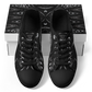 Men's Black & White Geometric All-Over Print Urban Peak Low Shoes