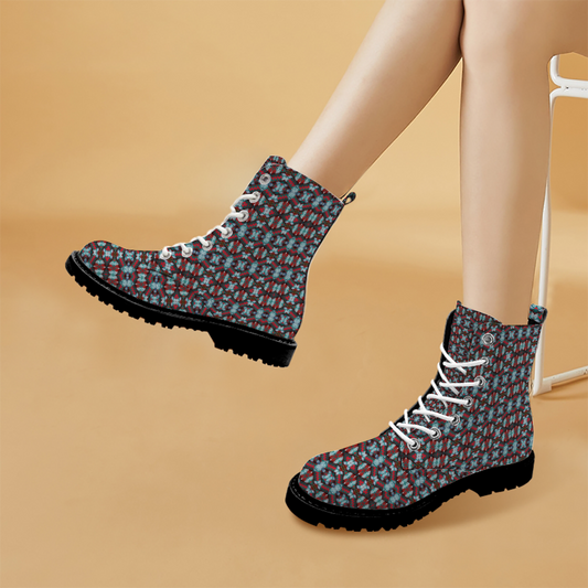 Women's Custom Round Toe Boots Fashion Unisex Shoes