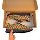 Men's Vibrant African Kente Geometric Pattern All-Over Print  Breathable Running Shoes