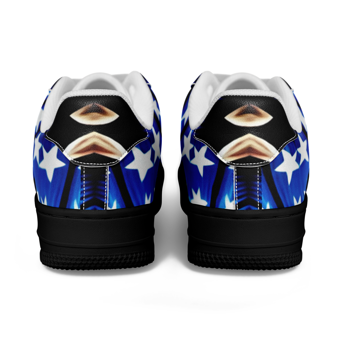 Men's American Flag Pattern All-Over Print Core Low Shoes