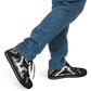 Men's Black & White Kaleidoscope Pattern All Over Print Urban Peak High Top Shoes