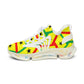 Women's Red Yellow Green Black Stars Athletic Mesh Sneakers
