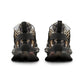 Men's Leopard Pattern All Over Print Mesh Fashion Sneakers