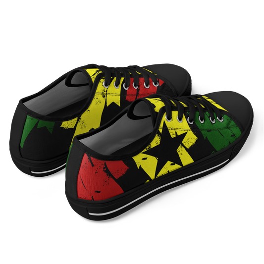 Men's Red Yellow Green and Black Stars Urban Peak Low Shoes