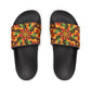 Men's Kente Pattern Removable Strap Casual Beach Slides