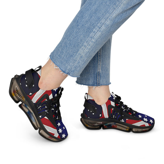 Women's Patriotic Star Flag Sneakers