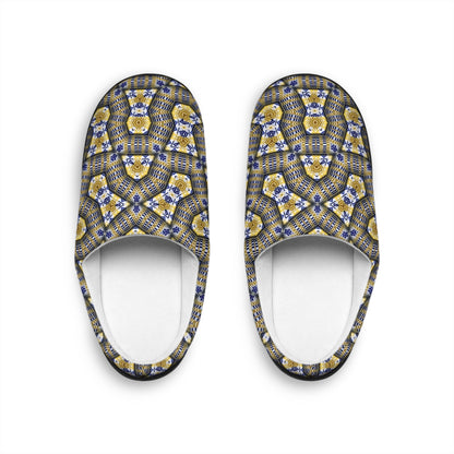 Women's - Cozy Floral Indoor Women's Slippers | Perfect for Relaxing at Home.