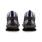 Men's Purple Swirl Mesh Sneakers with Black Sole