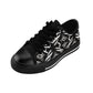 Men's Black Geometric Pattern  Low-Tops Sneakers