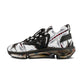 Men's Mesh Abstract Symmetry Pattern Athletic Sneakers
