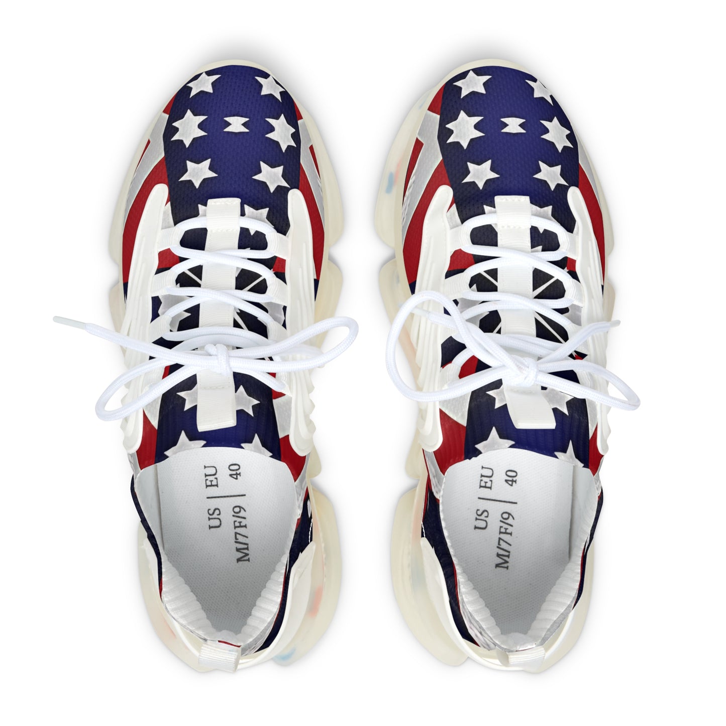Women's Patriotic Star Flag Sneakers