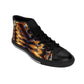 Men's Abstract Amber Kaleidoscope Pattern All Over Print High-Top Sneakers
