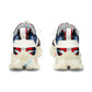 Women’s Patriotic Red White Blue Pattern All Over Print Mesh Sneakers