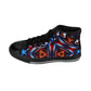 Men's Vibrant Geometric Kaleidoscope All Over Print High-Top Sneakers