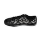 Men's Black Geometric Pattern  Low-Tops Sneakers