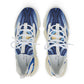 Men's  Blue Wave Abstract Pattern All Over Print Mesh Sneakers